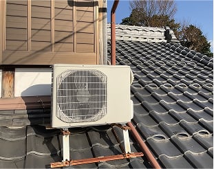 屋根置き架台の写真