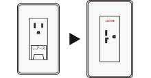 コンセント交換イメージ